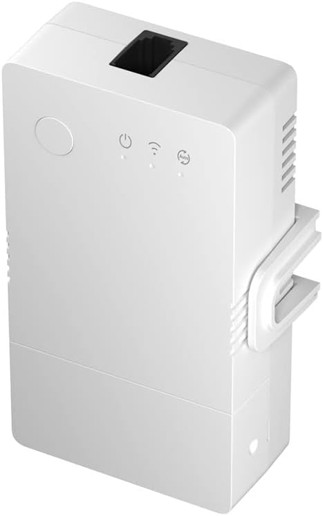 Smilewolf TH Elite 16A/20A WiFi Smart Switch Temperature and Humidity Monitoring Switch Smart Home work with DS18B20/ THS01/ RL560 (THR316) by Smilewolf