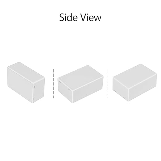 LeMotech Project Box 10 Pieces ABS Plastic Electrical Project Case Small Junction Box for Electronics White 2.76 x 1.77 x 1.14 inch (70 x 45 x 29 mm) - Image 6