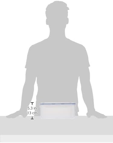 Lock & Lock HPL836 Easy Essentials Storage Food Storage Container / Food Storage Bin - 186 Ounce, Clear - Image 3