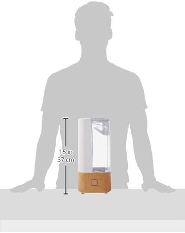 Sharper Image UHS1-SI Ultrasonic Cool Mist Humidifier, 1 Gallon, 2 Settings, Auto Shut-Off, Illuminated Touch Control, Low Water Indicator, Easy Fill Tank, 1.0 Gallon, Ash Woodgrain - Image 7