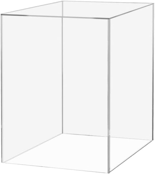 12" x 12" x 18" Clear Acrylic Display Box with One Open Side No Lid Versatile Tall Plexiglass Retail Product Riser Storage Bin or Wedding Floral Centerpiece Pedestal by Marketing Holders by MarketingHolders