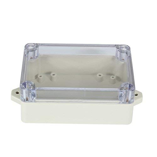 Waterproof Dustproof ABS Plastic Junction Box Universal Electric Project Enclosure with PC Clear Transparent Cover 3.9"x2.7"x1.6"(100mmx68mmx40mm) - Image 4
