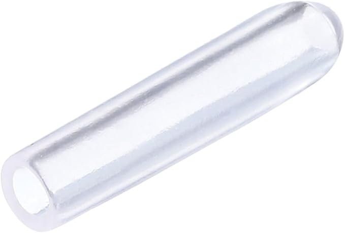 uxcell 20pcs Rubber End Caps 2mm ID Vinyl PVC Round Tube Bolt Cap Cover Screw Thread Protectors Clear by uxcell