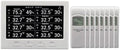 Ambient Weather WS-3000-X8 Thermo-Hygrometer Wireless Monitor w/ 8 Remote Sensors - Logging, Graphing, Alarming, Radio Controlled Clock by AmbientWeather