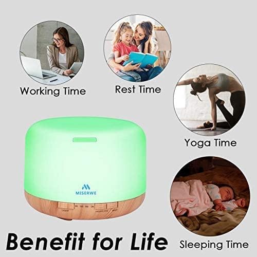 500ml Diffuser with Remote Control Waterless Automatic Shut Off Essential Oil Diffusers with Timing Mode Adjustable Oil Diffuser for Home - Image 6