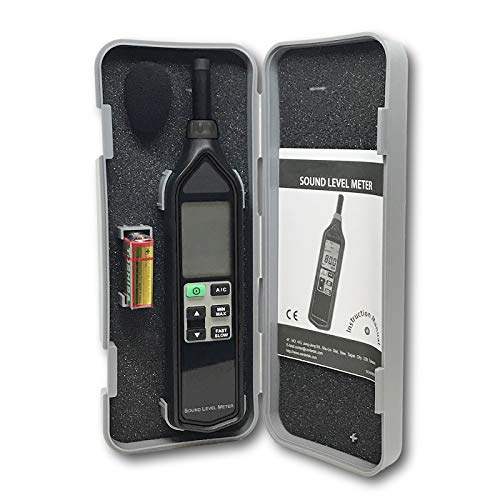 Sper Scientific Graphic Display Sound Meter 850015-30-130 dB A/C Frequency Weighting, 0.1 dB Resolution, Min/Max, Peak, Fast/Slow Response, Compact Design - 4 pc - Image 2