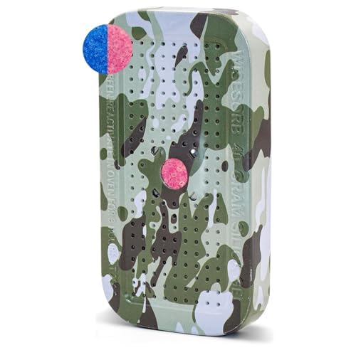 1 Pack Gun Safe Dehumidifier 40 Gram Reusable Indicating Silica Gel Desiccant Canister- Camouflage Rechargeable Humidity Moisture Absorbs for Car Closet Cabinet Storage Box by Wisesorb