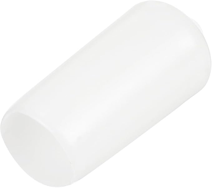 uxcell 20pcs Rubber End Caps 10.5mm ID Vinyl Round Tube Bolt Cap Cover Thread Protectors White by uxcell