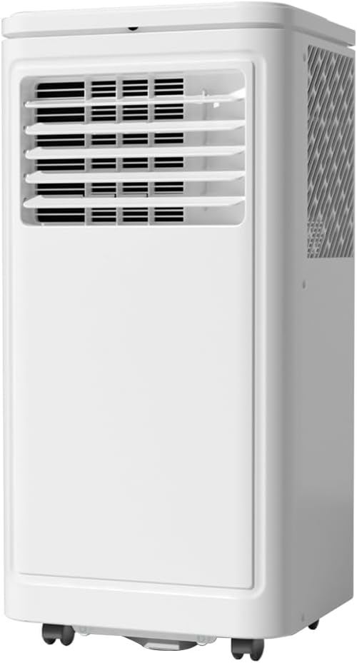Joy Pebble Portable Air Conditioner, 8000 BTU for Room up to 350 sq. ft, Portable AC with Dehumidifier & Fan, 2 Fan Speeds, 24H Timer, Remote Control, Energy Efficiency by JoyPebble