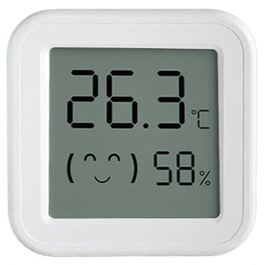 Zigbee Temperature and Humidity Sensor, with Display, Wireless Thermometer for Home Automation, ℃/℉ Switching, Remote Monitoring, Compatible with Hub/Gateway Devices with Zigbee Built-in by Besisglas