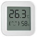 Zigbee Temperature and Humidity Sensor, with Display, Wireless Thermometer for Home Automation, ℃/℉ Switching, Remote Monitoring, Compatible with Hub/Gateway Devices with Zigbee Built-in by Besisglas
