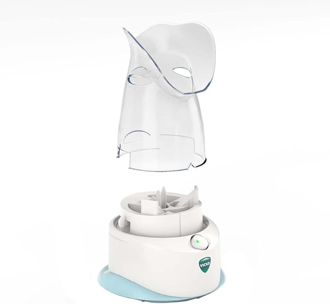 Vicks Personal Steam Inhaler for Targeted, Natural Steam Relief for Allergies, Congestion, Cough & Colds, and Sinus Irritation, Use with VapoPads - 1 Included - Image 4