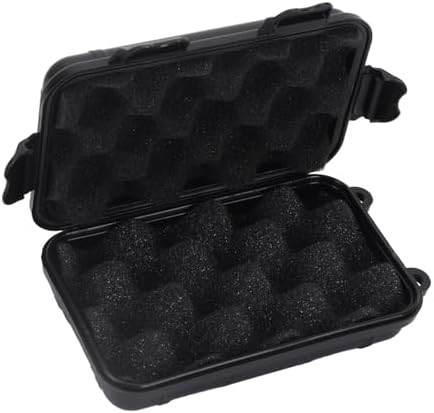 Dioche Small Hard Case Box, Waterproof Plastic Container with Zippered Seal for Outdoor Survival Gear, Camping, Fishing, Boating, Travel, Airtight Dry Storage, Shockproof Floating Carry Case - Image 4