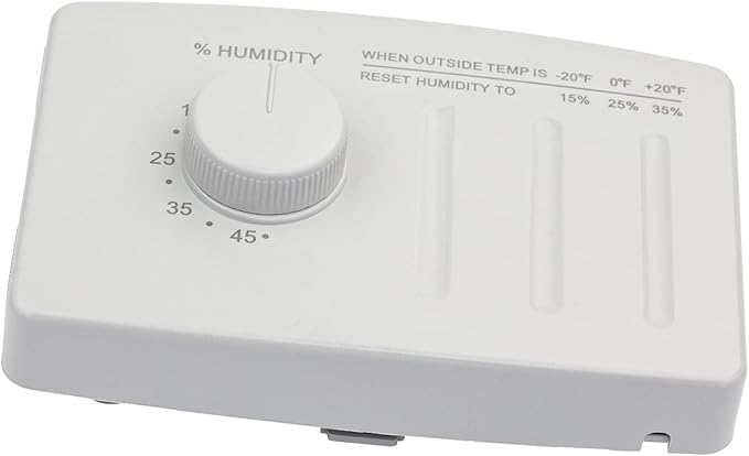 4655 Manual Digital Control Humidistat Will Close The Control Switch for Whole Home Humidifier, Manual Water Saver Furnace Humidifier, Large Capacity - Image 6