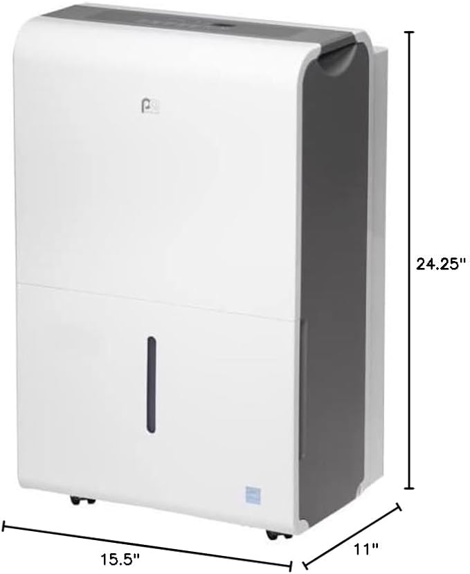 Perfect Aire 2pfdp50 Flat Panel Dehumidifier, White - Image 2
