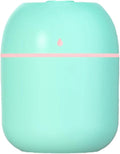 Portable Mini Humidifier Small Cool Mist Humidifier Personal Desktop USB Powered Super Quiet for Travel Car,Office,Baby Bedroom, Night Light, 2 Mist Modes, Auto Shut-off (blue) by Unknown