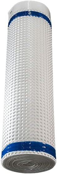 Whitecap Dimple Drainage Matting 4' x 50' - Heavy Duty Foundation Drainage Membrane for Crawl Space & Basement, Protects Vapor Barriers, Improves Water Flow, Waterproof Floor Underlayment by CrawlSpace-DIY