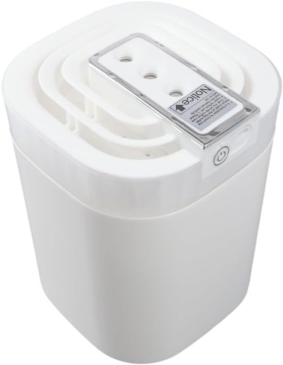 Silent Cool Mist Humidifier for Large Rooms and Offices, 3L for Ultra Quiet Humidifier with Triple Nozzle Design, Night Light, Automatic Shut-Off, USB Powered – White - Image 8