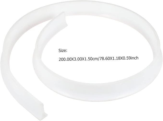 2m Shower Accessories for Bathroom Silicone Water Retaining Strip Sealing Strip Shower Dam Countertop Flexible - Image 2