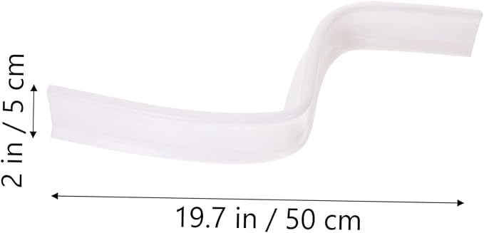 Bathroom Accessories Waterproof Strip Countertop Water Retaining Strip Easy Install Bendable Silicone - Image 2