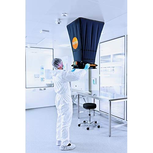 Testo 420 Flow Hood – Airflow Meter HVAC for Air Velocity, Volume Flow, Temperature & Relative Humidity – CFM Meter for Airflow HVAC with Tiltable Display, Bluetooth, and App Compatibility - Image 9