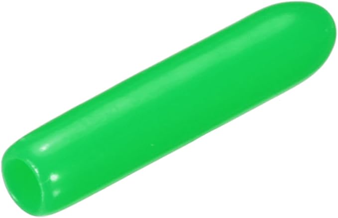 uxcell 20pcs Rubber End Caps 2mm ID Vinyl PVC Round Tube Bolt Cap Cover Screw Thread Protectors Green by uxcell