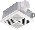 Tech Drive Very Quiet Bathroom Exhaust Fan - 50 CFM, 1.2 Sone, No Attic Access Needed, Energy Star Certified, Easy to Install,3-Inch Duct, Ceiling or Wall Mounted for Bathrooms Up to 55 Sq. Ft, White by TechDrive