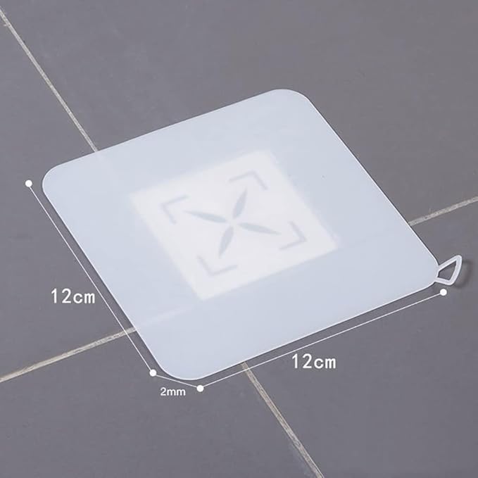 Silicone Tub Stopper Floor Drain Cover, 2 Pieces Sewer Anti-Odor Mat Deodorizing Drain Plugs for Kitchen,Bathroom and Laundry(5x5inch) - Image 6