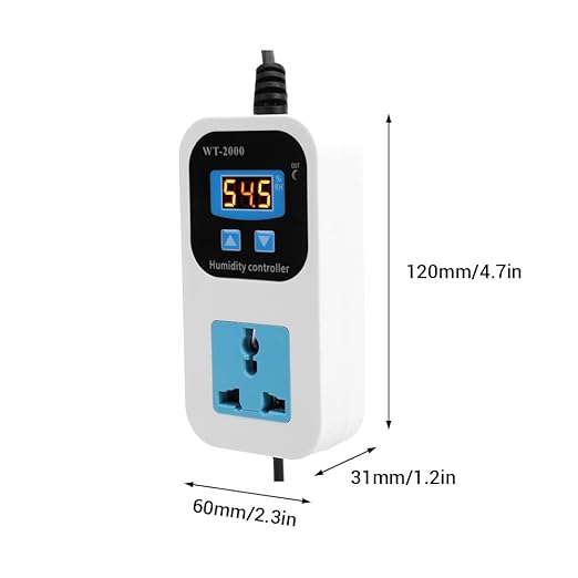 Digital Humidity Controller, 0%~99% RH Humidity Controller Suitable for Fermentation Home Brewing Beer(US) - Image 2