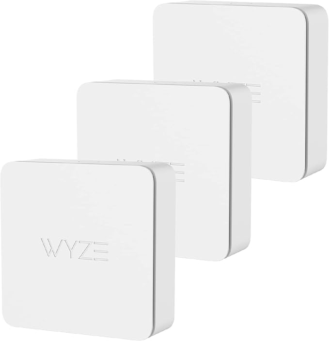 Wyze Home Security System Entry Sensor - Window and Door Entry Protection (3-Pack) Wyze Sense Hub required by WYZE