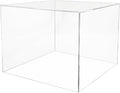 12" x 12" x 9" Riser Display Box No Lid Clear Acrylic Thronewith One Open Side Versatile Square Plexiglass Dust Cover Retail Product Pedestal or Merchandise Storage Bin by Marketing Holders by MarketingHolders