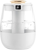Humidifier for Bedroom,1.8L Cool Mist Humidifier with Night Light, Humidifiers for Home and Plants Baby Room with 20dB Quiet,Waterless Auto-Off by BYONGCHO