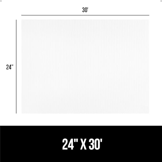 GORILLA GRIP DuraGuard Shelf Liner, 24x30 Non-Adhesive Cabinet Liners for Kitchen Drawers, Shelves, Refrigerator, Pantry Storage, Bathroom Closet, Durable Waterproof BPA Free Ribbed Plastic, Clear - Image 8