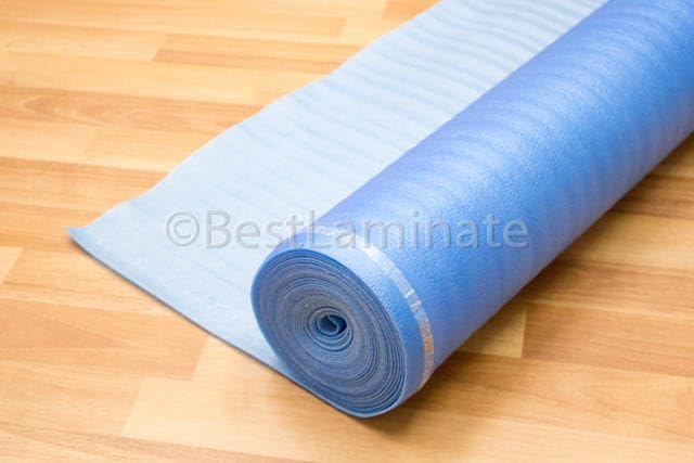 3in1 Vapor Barrier Flooring Underlayment w/Overlap and pre-Attached Tape Strip - Bestlaminate- 2mm - 500sq.ft (Bundle 5 Rolls Each 100 sg.ft.) - Image 5
