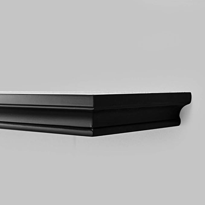 AHDECOR Floating Shelves Wall Mounted, Deeper Wall Storage Shelf for Home Décor, Super Sturdy, Easy to Install, Black, 36" Wide, 7.75" - Image 6
