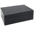 Watertight Junction Box, IP67 Waterproof Project Box Durable ABS Plastic Electronic Enclosure Case for DIY Electrical Project Black 10.35" x 7.17" x 3.74"(263 x 182 x 95 mm) by YETLEBOX