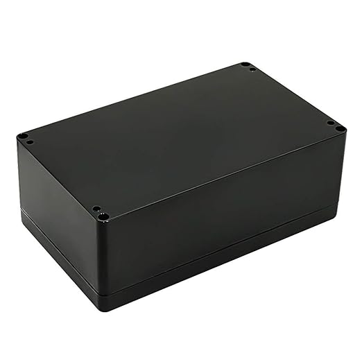 LeMotech Project Box ABS Plastic IP65 Waterproof Dustproof Electrical Junction Box Outdoor Enclosure for Electronics Black 7.87 x 4.72 x 2.95 inch (200 x 120 x 75 mm)(Pack of 2) - Image 5
