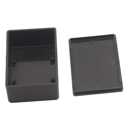 Zulkit 12Pcs Project Boxes ABS Plastic Electrical Project Case Power Junction Box Black 3.62 x 2.28 x 1.26 inch(92 x 58 x 32mm) - Image 4