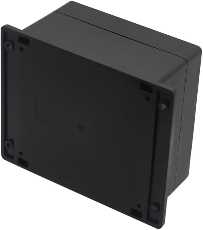 Project Box ABS Plastic Black Electrical Boxes IP65 Waterproof DIY Electronic Junction Box Power Enclosure with Fixed Ear 6.3x6.3x3.5inch (160x160x90 mm) - Image 5