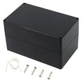 Junction Box, Zulkit Project Box IP65 Waterproof Outdoor Box ABS Plastic Electrical Boxes Electronic Enclosure Black 7.9 x 4.7 x 4.4 inch(200 x 120 x 113 mm)(Pack of 1) by Zulkit