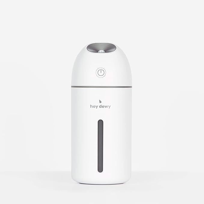 Hey Dewy Wireless, Rechargeable, Self-Care, Skin-Nourishing, Hydrating, Portable Cool Mist Humidifier (Pearl) by HeyDewy
