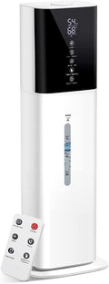 Humidifiers for Home, 8L Water Tank, Essential Oil Diffuser, Top Fill Humidifier, Low Noise, Cool Mist Humidifiers for Large Room, 3 Mist Level, 12H Timer, Customized Humidity, 360° Nozzle by KONSIDEN