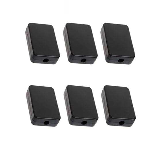 Waterproof Plastic Electric Project Case Junction Box 6Pcs 2.2X 1.4X 0.6 inch(55x35x15mm) by GDQLCNXB