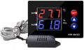 HW-M453 Digital Temperature Humidity Controller, Dual Output Relay For Heating Cooling, 12–24V DC 220V AC, -20 To 60°C, 0–100% RH Range, Panel Mount For Environmental Control(HW453-12V) by PETSTIBLE