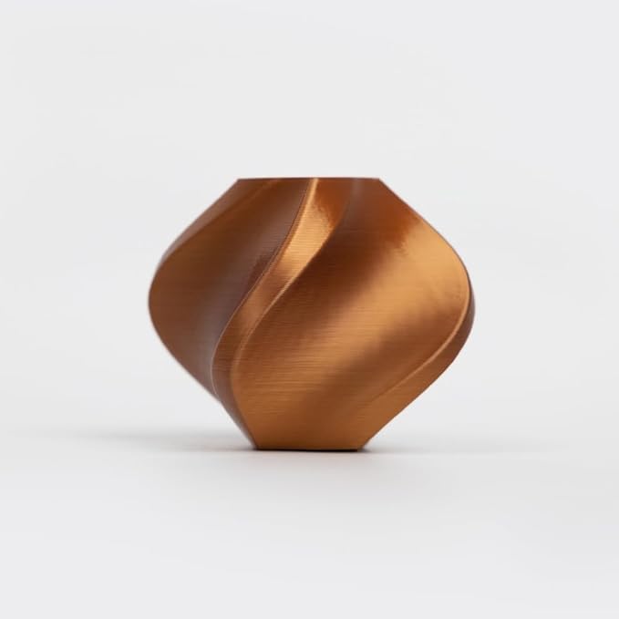 R3D PLA Filament 1.75mm, 0-370 mm/s High Speed PLA Printing, Dimensional Accuracy +/- 0.02mm, 1KG (2.2lbs) Clear Plastic Spool 3D Printer Filament (Silk Copper) - Image 2