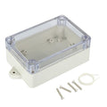 Waterproof Dustproof ABS Plastic Junction Box Universal Electric Project Enclosure with PC Clear Transparent Cover 3.9"x2.7"x1.6"(100mmx68mmx40mm) by AWCLUB