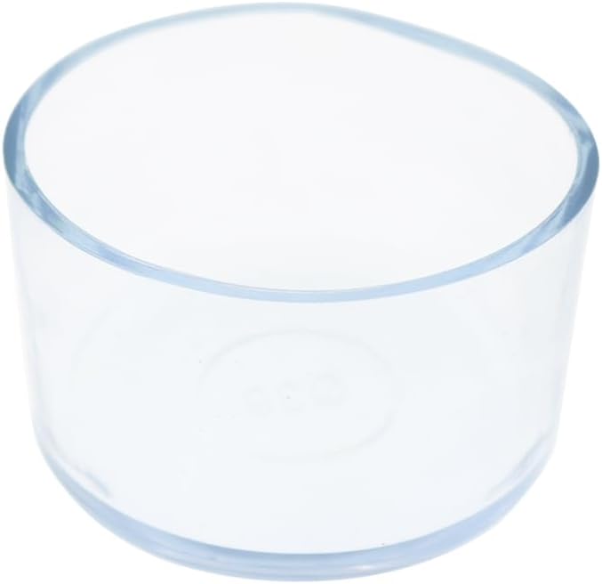 Round Chair Leg Caps,PVC Furniture Feet Covers,TTZEZE Transparent Round Floor Protectors,Clear Table Feet Covers Preventing Plastic Chair Leg Covers Scratches and Noise 40mm/1.57'', 24 - Image 4