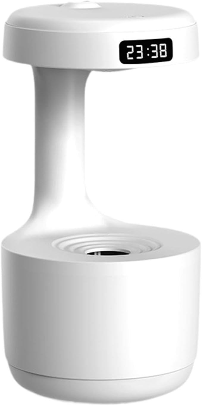 Air Humidifier Water Droplet Humidifier 800ml Water Tank Capacity Water Drip Humidifier for Home Desktop Room Office, White by Unknown