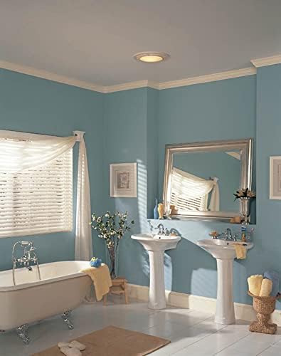 Broan-NuTone 750 Round Fan and Light Combo for Bathroom and Home, White Grille with Glass Lens, 100-Watts, 3.5 Sones, 100 CFM - Image 7