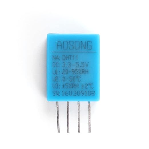 000 JESSINIE 5Pcs DHT11 Digital Temperature and Humidity Sensor Module DHT11 Temperature and Humidity Test Probe - Image 5